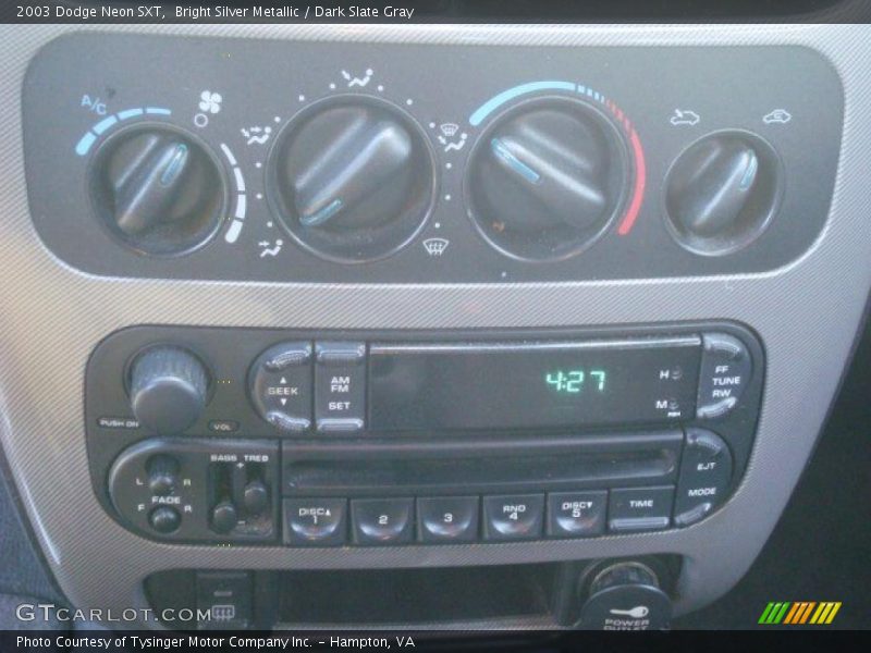 Bright Silver Metallic / Dark Slate Gray 2003 Dodge Neon SXT