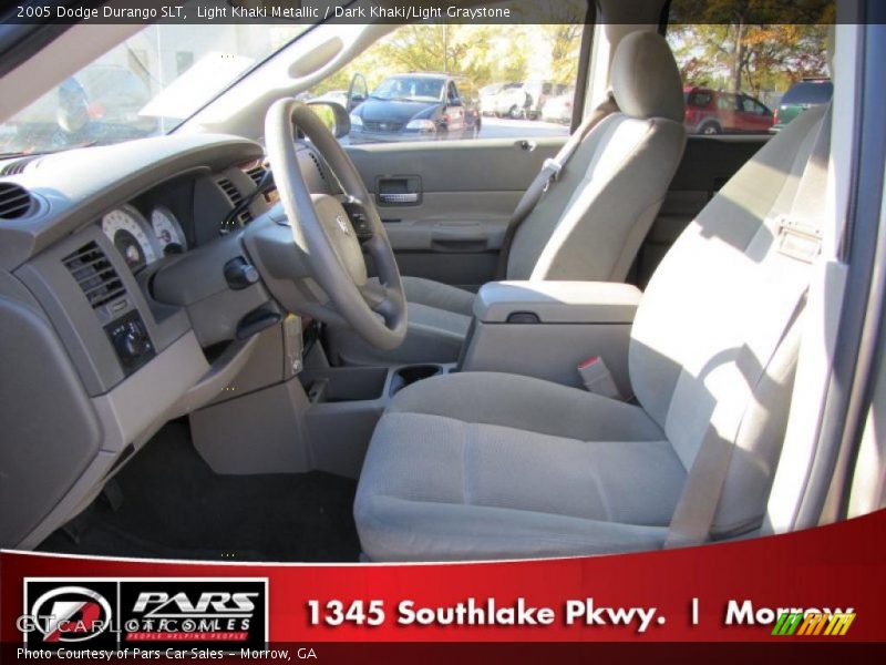 Light Khaki Metallic / Dark Khaki/Light Graystone 2005 Dodge Durango SLT