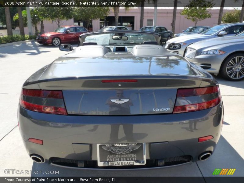 Meteorite Silver / Phantom Grey 2008 Aston Martin V8 Vantage Roadster