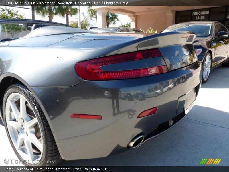 Meteorite Silver / Phantom Grey 2008 Aston Martin V8 Vantage Roadster