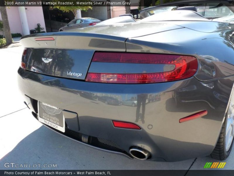 Meteorite Silver / Phantom Grey 2008 Aston Martin V8 Vantage Roadster