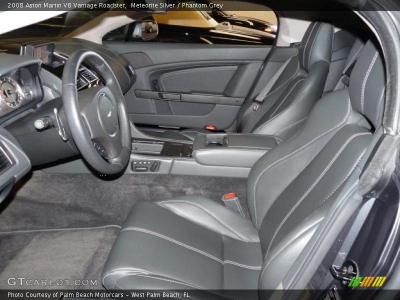  2008 V8 Vantage Roadster Phantom Grey Interior