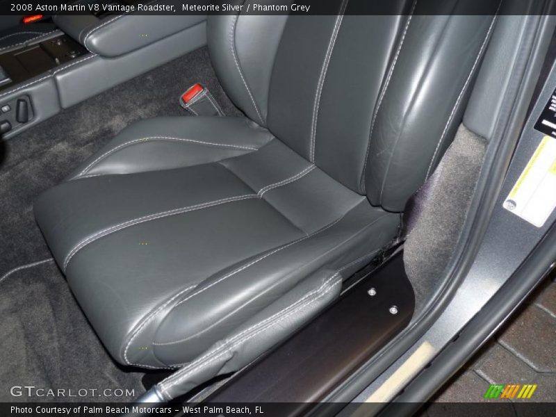  2008 V8 Vantage Roadster Phantom Grey Interior
