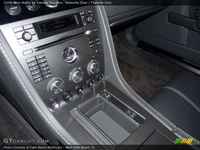 Controls of 2008 V8 Vantage Roadster