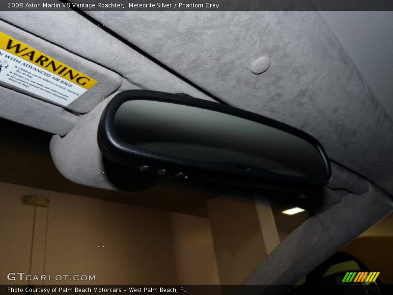 Meteorite Silver / Phantom Grey 2008 Aston Martin V8 Vantage Roadster