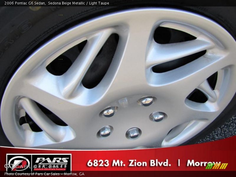 Sedona Beige Metallic / Light Taupe 2006 Pontiac G6 Sedan