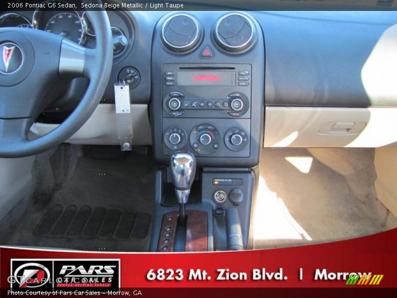 Sedona Beige Metallic / Light Taupe 2006 Pontiac G6 Sedan