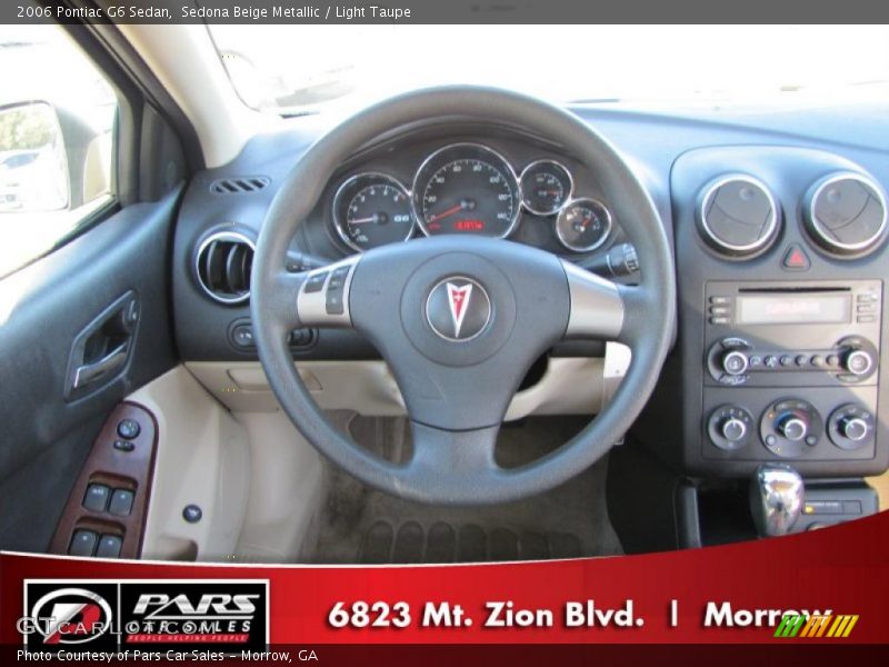 Sedona Beige Metallic / Light Taupe 2006 Pontiac G6 Sedan