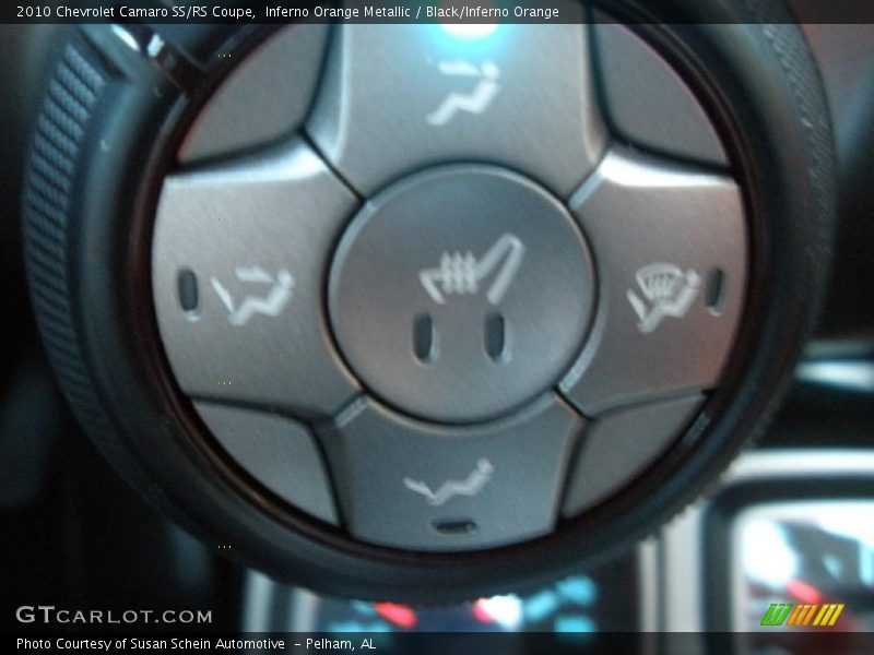 Inferno Orange Metallic / Black/Inferno Orange 2010 Chevrolet Camaro SS/RS Coupe