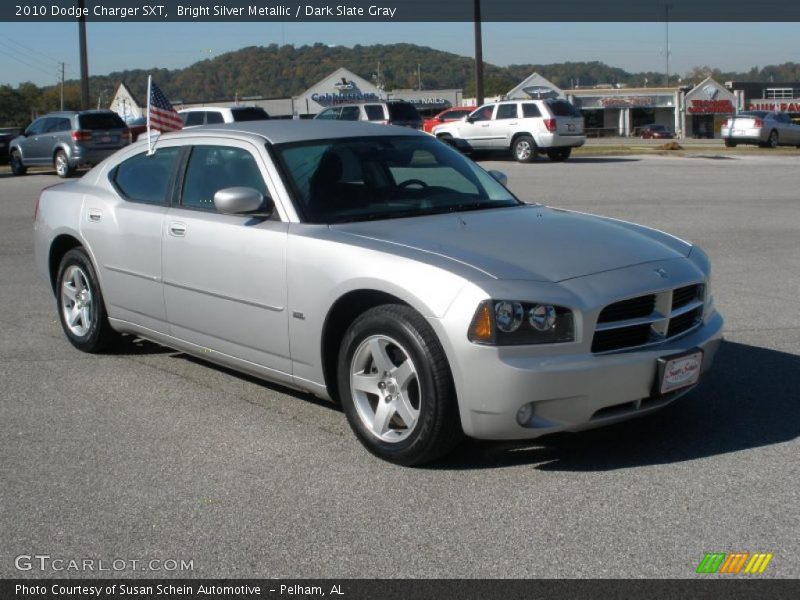 Bright Silver Metallic / Dark Slate Gray 2010 Dodge Charger SXT