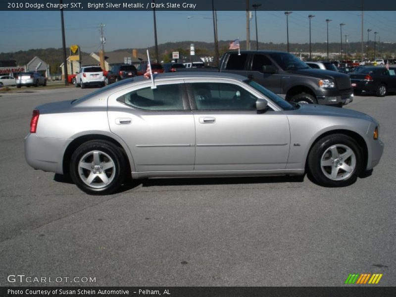 Bright Silver Metallic / Dark Slate Gray 2010 Dodge Charger SXT