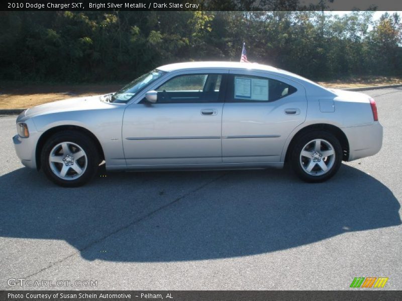 Bright Silver Metallic / Dark Slate Gray 2010 Dodge Charger SXT