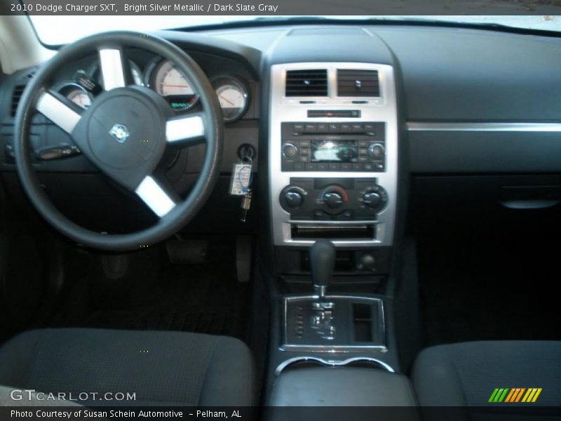 Bright Silver Metallic / Dark Slate Gray 2010 Dodge Charger SXT