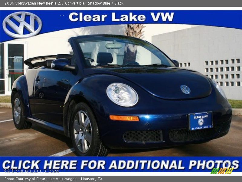 Shadow Blue / Black 2006 Volkswagen New Beetle 2.5 Convertible