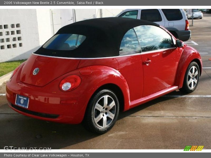 Salsa Red / Black 2006 Volkswagen New Beetle 2.5 Convertible