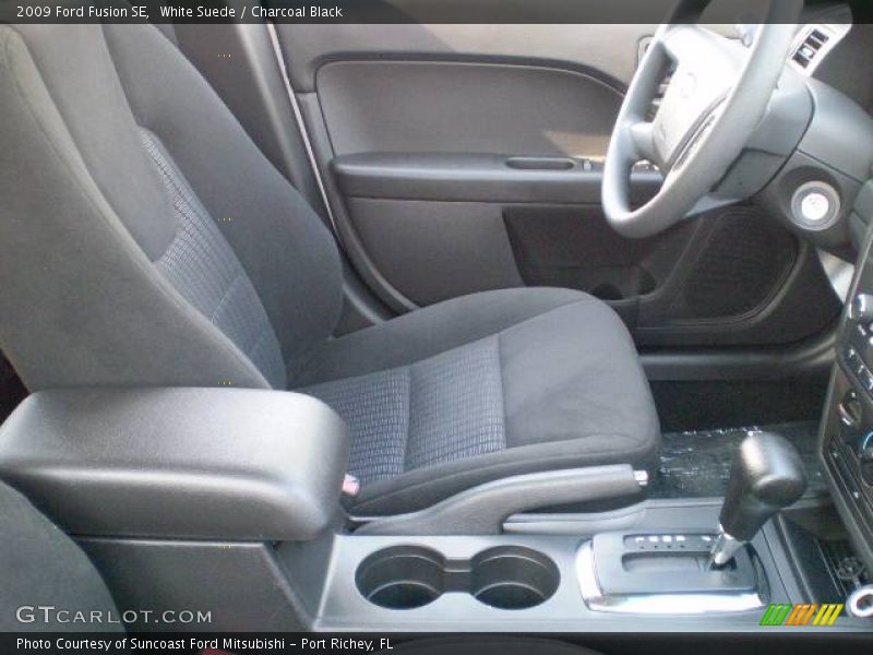 White Suede / Charcoal Black 2009 Ford Fusion SE