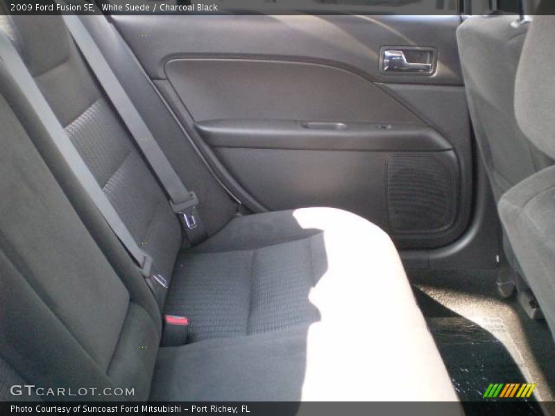 White Suede / Charcoal Black 2009 Ford Fusion SE