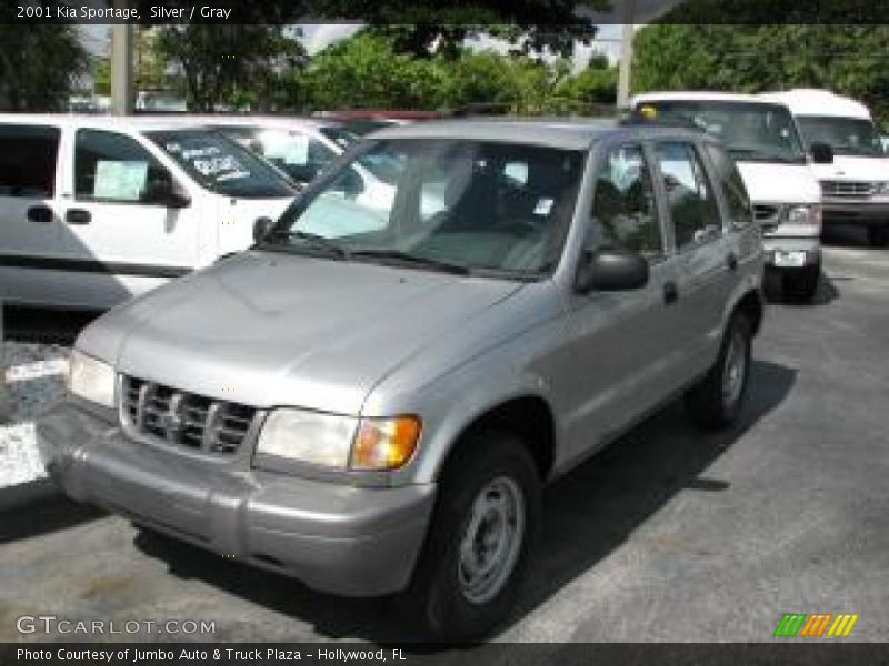 Silver / Gray 2001 Kia Sportage