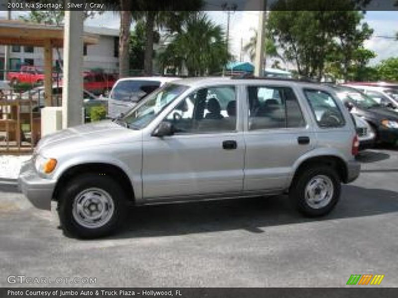 Silver / Gray 2001 Kia Sportage