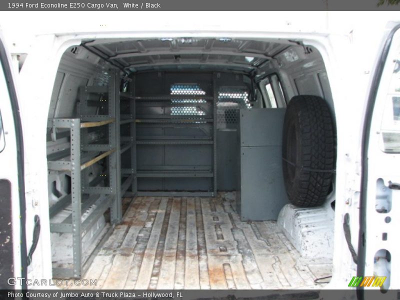 White / Black 1994 Ford Econoline E250 Cargo Van