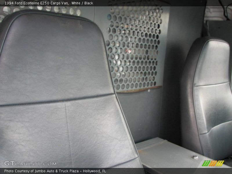 White / Black 1994 Ford Econoline E250 Cargo Van