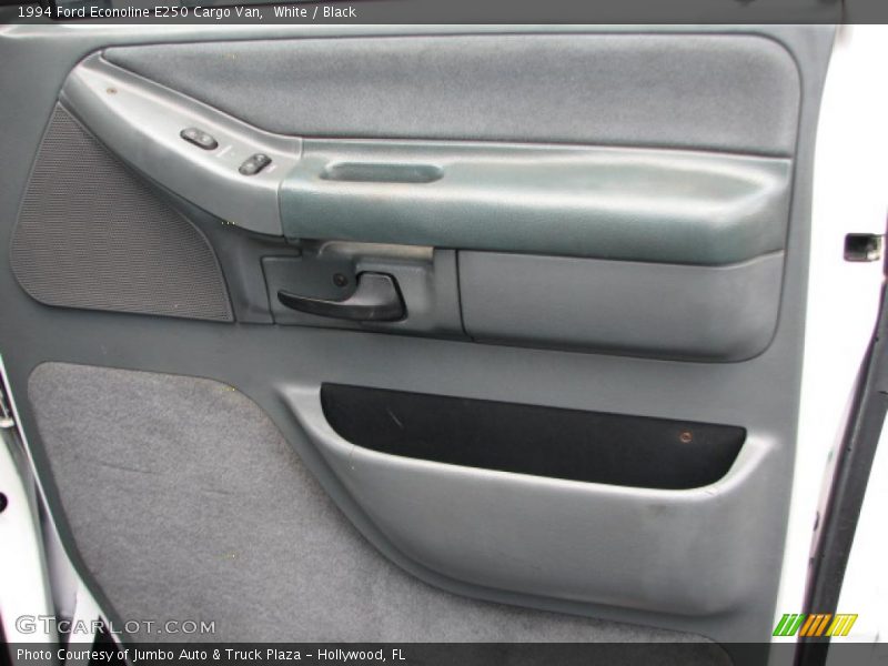 White / Black 1994 Ford Econoline E250 Cargo Van