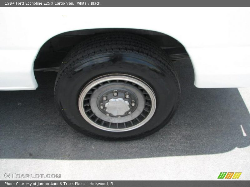 White / Black 1994 Ford Econoline E250 Cargo Van