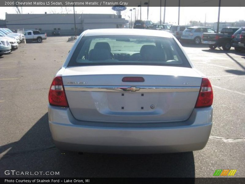 Silverstone Metallic / Titanium Gray 2006 Chevrolet Malibu LS Sedan
