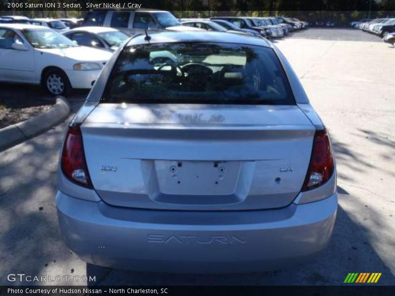 Silver Nickel / Gray 2006 Saturn ION 3 Sedan