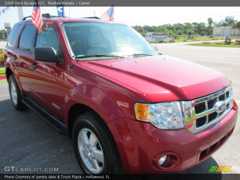Redfire Metallic / Camel 2008 Ford Escape XLT