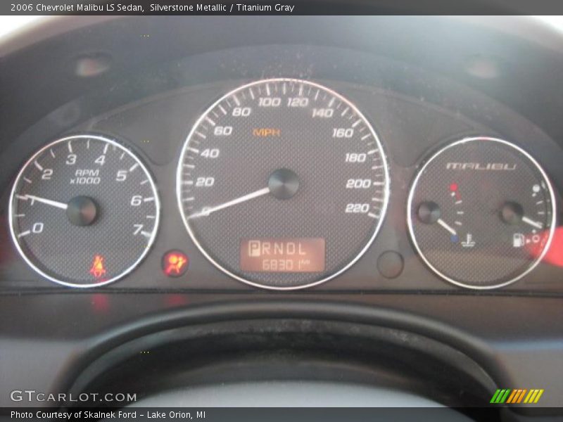 Silverstone Metallic / Titanium Gray 2006 Chevrolet Malibu LS Sedan
