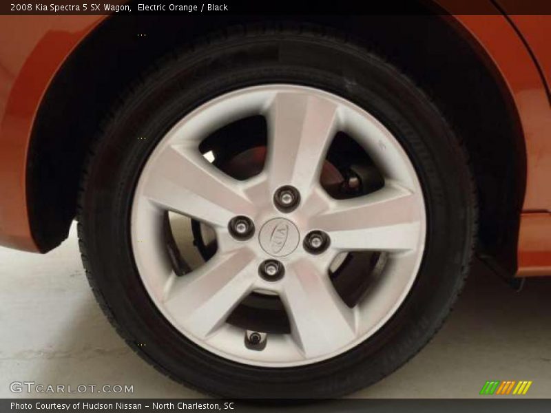 Electric Orange / Black 2008 Kia Spectra 5 SX Wagon