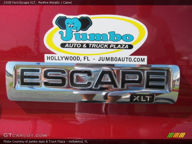 Redfire Metallic / Camel 2008 Ford Escape XLT