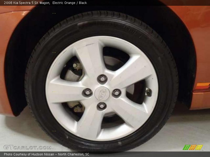 Electric Orange / Black 2008 Kia Spectra 5 SX Wagon