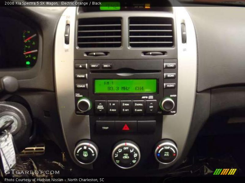 Electric Orange / Black 2008 Kia Spectra 5 SX Wagon