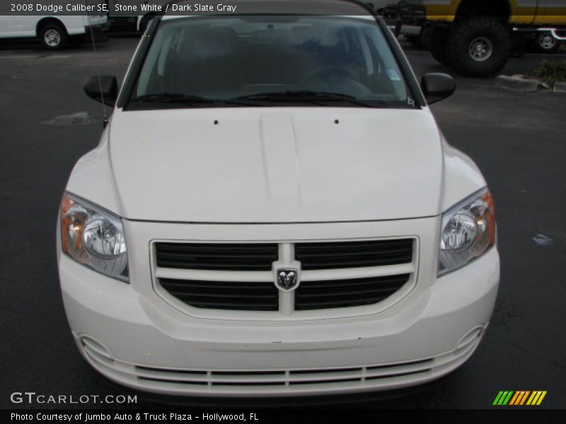 Stone White / Dark Slate Gray 2008 Dodge Caliber SE