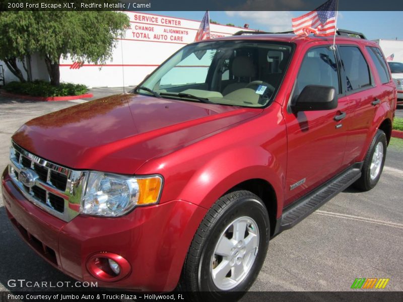 Redfire Metallic / Camel 2008 Ford Escape XLT