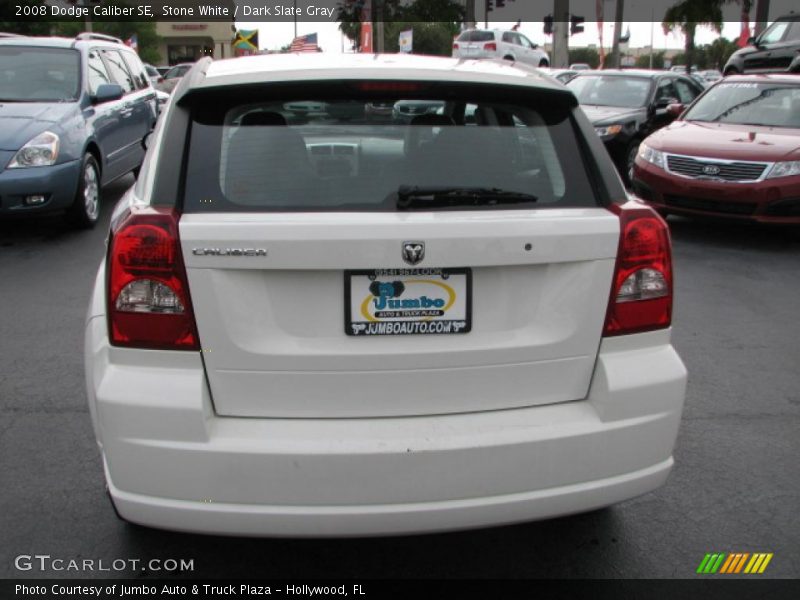 Stone White / Dark Slate Gray 2008 Dodge Caliber SE