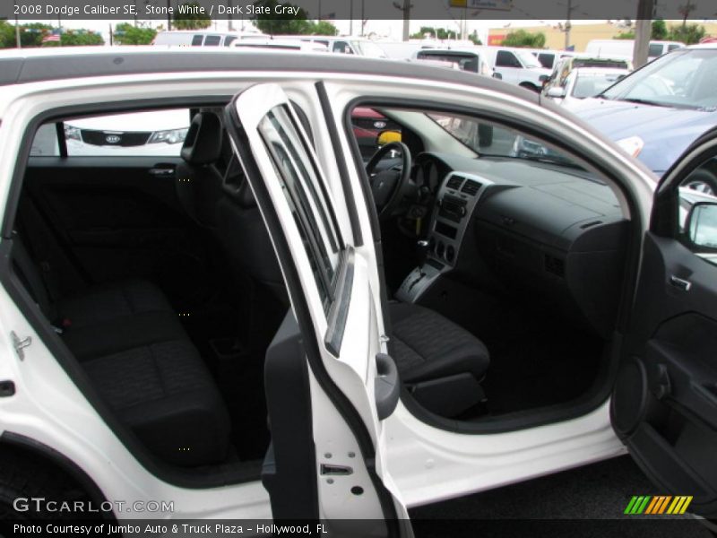 Stone White / Dark Slate Gray 2008 Dodge Caliber SE