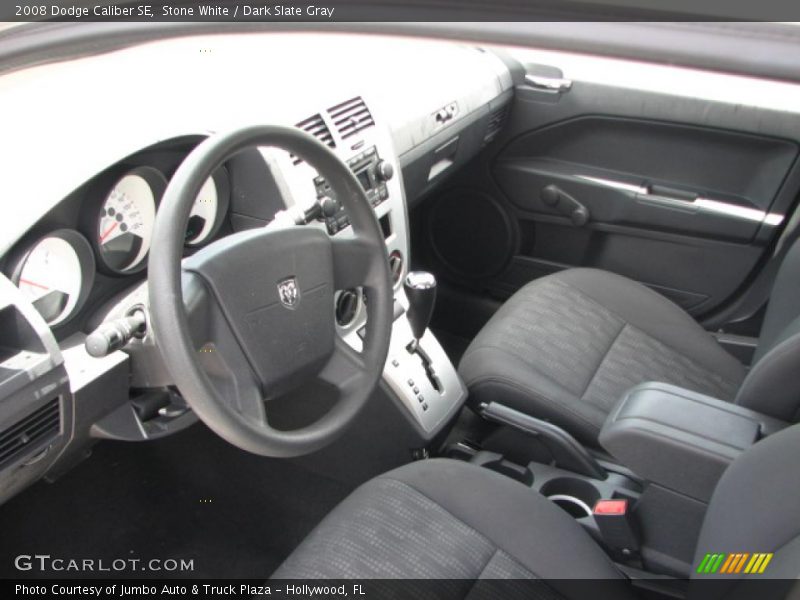 Stone White / Dark Slate Gray 2008 Dodge Caliber SE