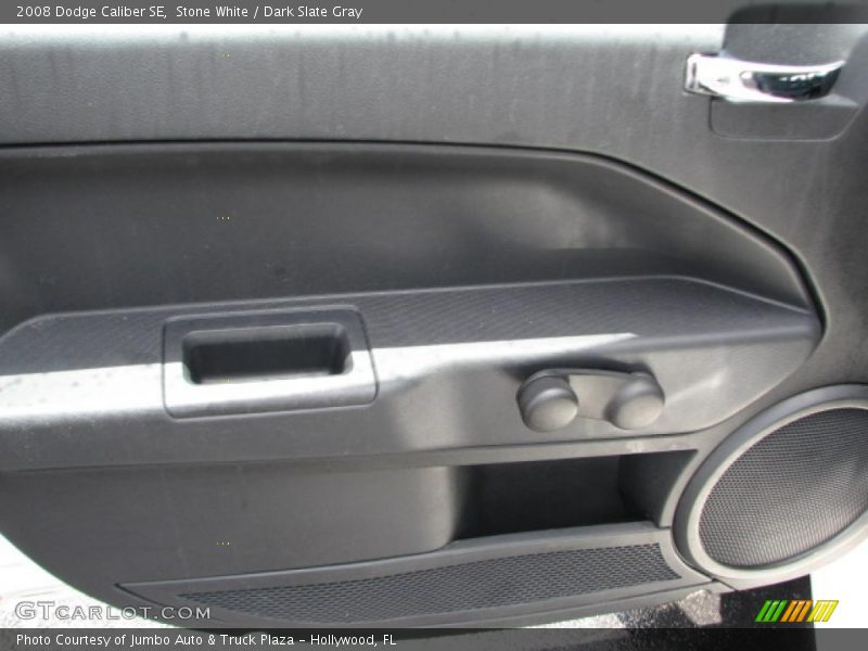 Stone White / Dark Slate Gray 2008 Dodge Caliber SE