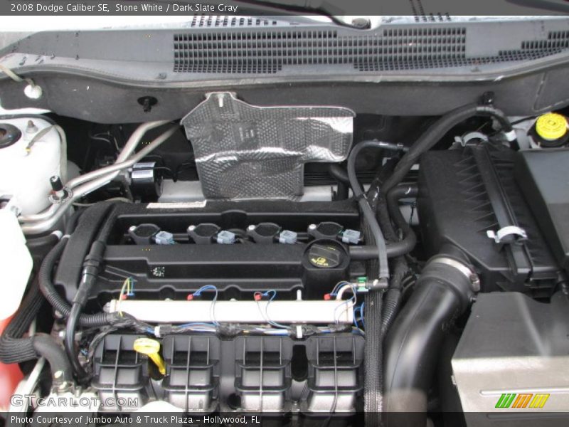Stone White / Dark Slate Gray 2008 Dodge Caliber SE