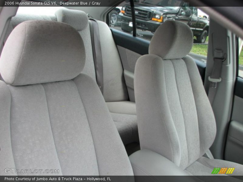 Deepwater Blue / Gray 2006 Hyundai Sonata GLS V6