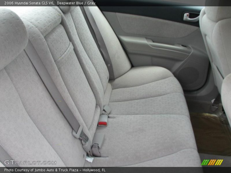 Deepwater Blue / Gray 2006 Hyundai Sonata GLS V6