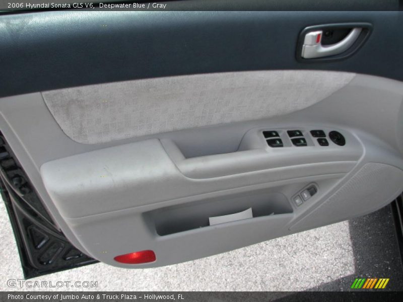 Deepwater Blue / Gray 2006 Hyundai Sonata GLS V6