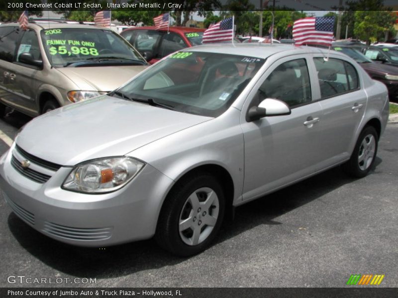 Ultra Silver Metallic / Gray 2008 Chevrolet Cobalt LT Sedan
