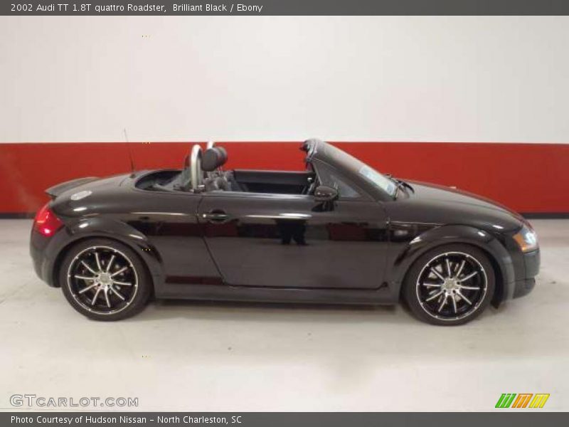 Brilliant Black / Ebony 2002 Audi TT 1.8T quattro Roadster