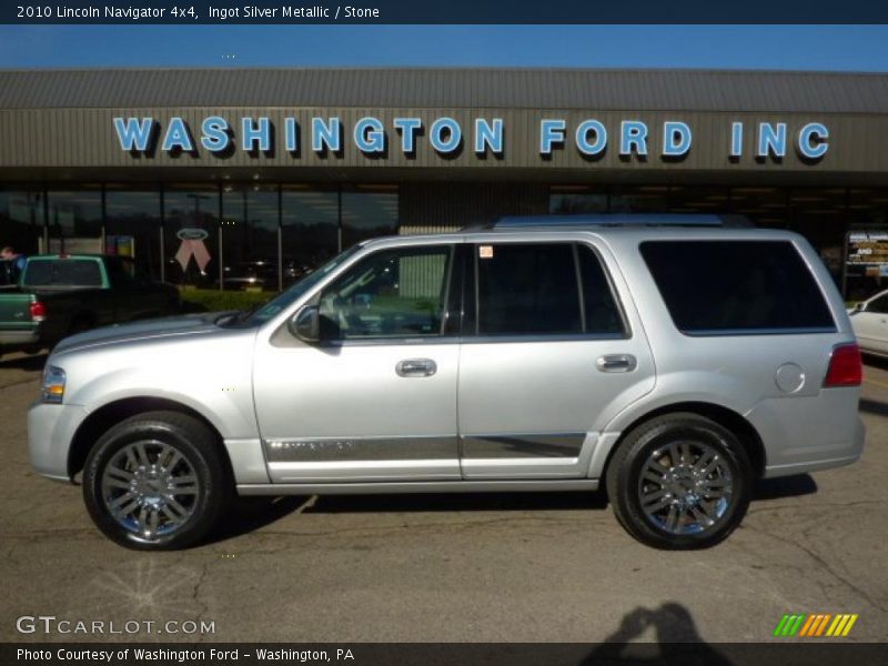 Ingot Silver Metallic / Stone 2010 Lincoln Navigator 4x4