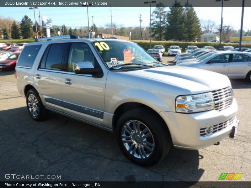 Ingot Silver Metallic / Stone 2010 Lincoln Navigator 4x4