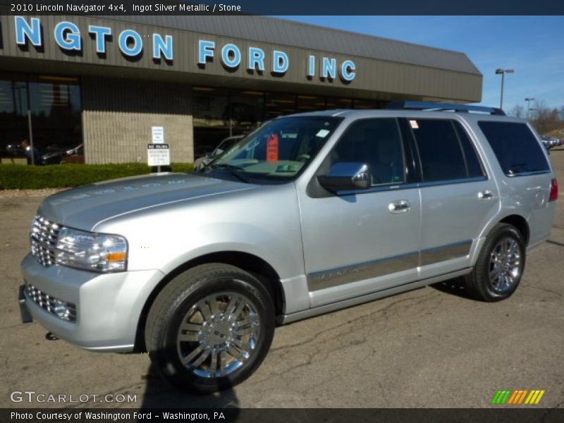Ingot Silver Metallic / Stone 2010 Lincoln Navigator 4x4